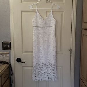 White embroidered dress
